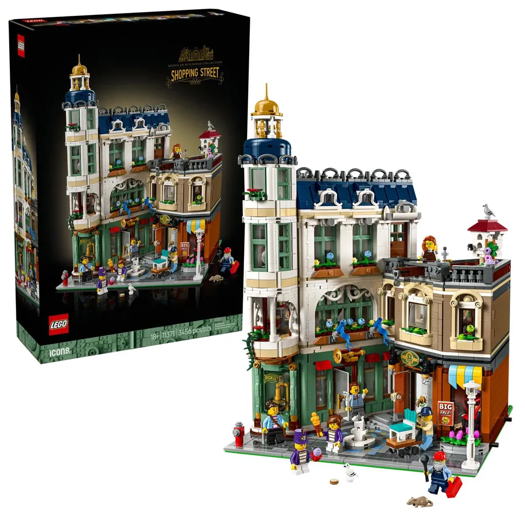 Grand Centre Commercial LEGO Icons 11371 pour Adultes Collectionneurs