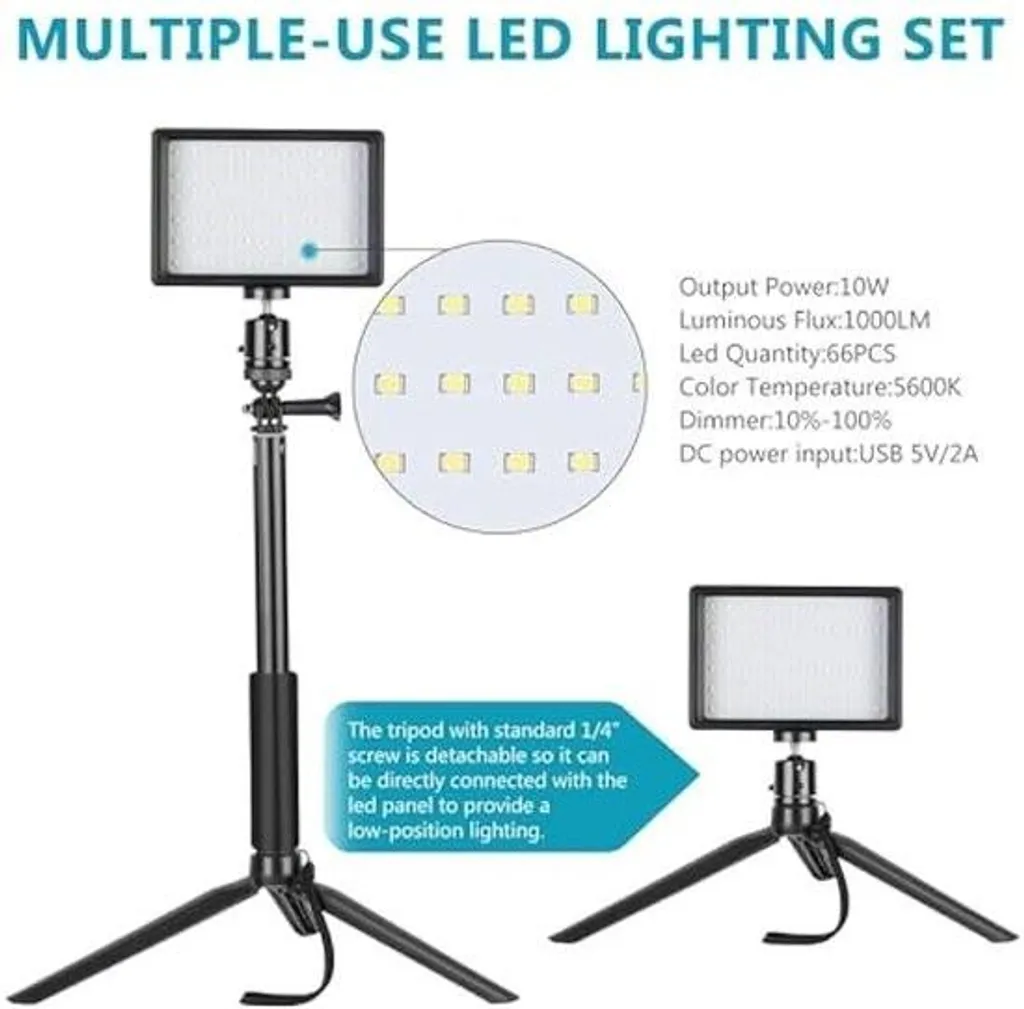Éclairage Vidéo LED USB : Finissez-en avec les Mauvais Éclairages Zoom