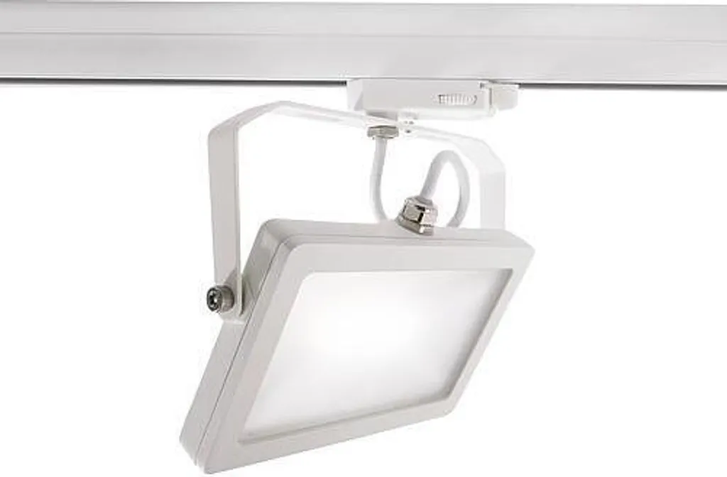 Projecteur 30W LED triphasé blanc 3000K avec faisceau large type FLOOD - 4