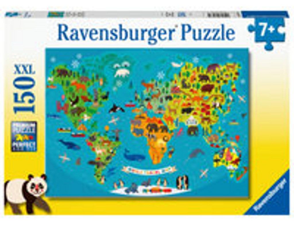 Tierische Weltkarte Ravensburger 13287