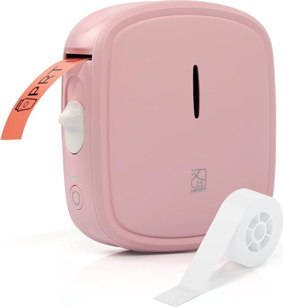 PRT Qutie Bluetooth Etikettendrucker,Beschriftungsgerät, labeldrucker Rosa