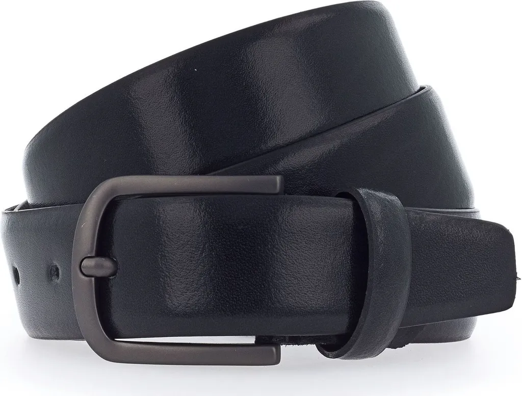 Vanzetti Pelle cintura Belt W115 Black nero