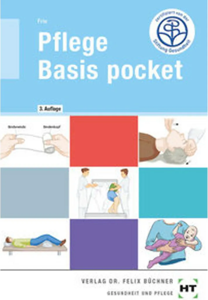 Livre Pflege Basis pocket avec eBook : guide de soins infirmiers essentiels