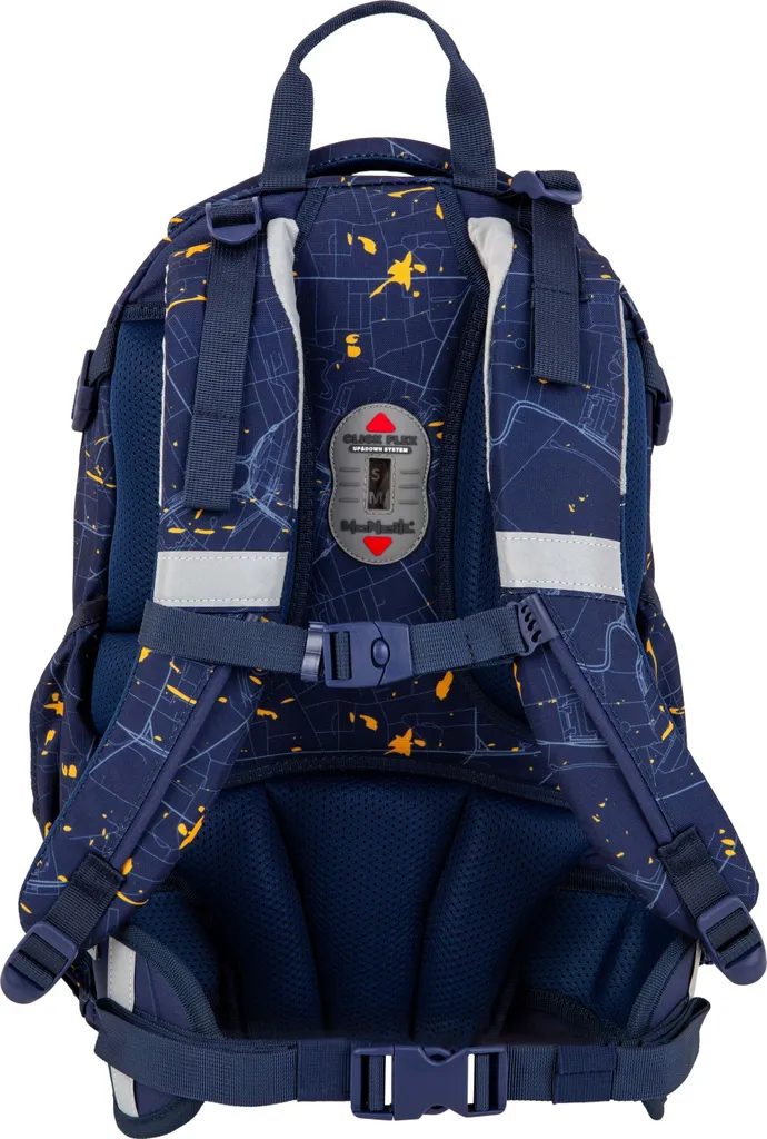 McNeill sac d'école Luca School Backpack Splash bleu marine ergonomique - 3