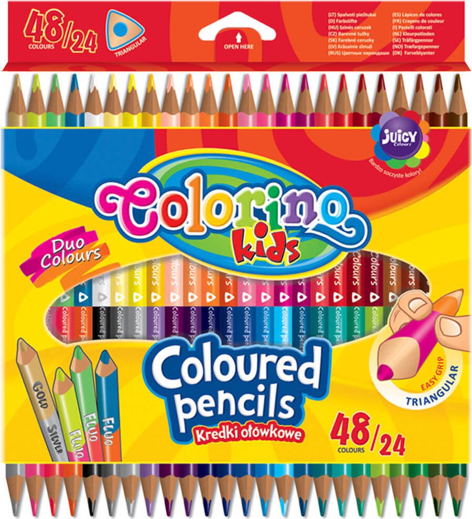 Doppelseitige Buntstifte 48 Farben Produktbild 
