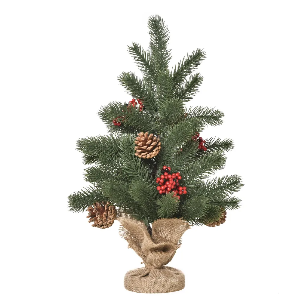 Sapin de Noël Stable 50 cm : Fini les Chutes avec le Socle en Ciment