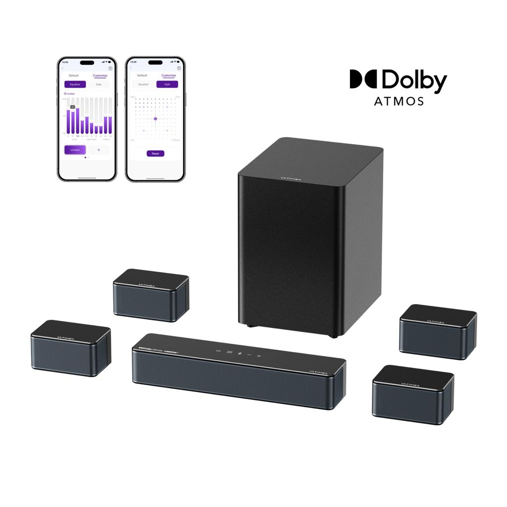 ULTIMEA Poseidon D80 Boom Barra de sonido 7.1 con Dolby Imagen del producto 