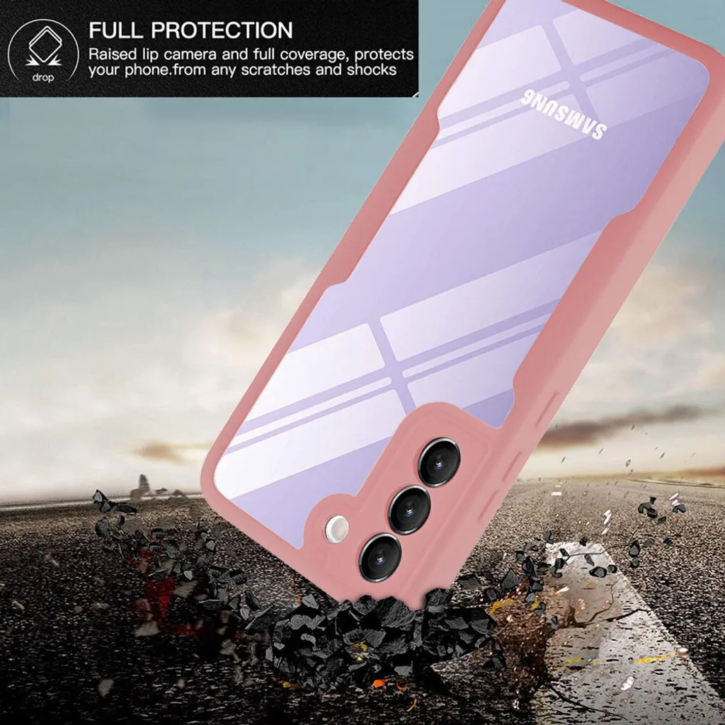 Custodia Samsung S22 5G Rosa a Prova di Bambino - Protezione 360 - 7