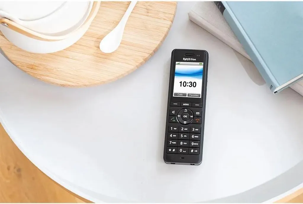 Combiné DECT FRITZ!Fon X6 Noir Idéal pour Maison et Télétravailleur
