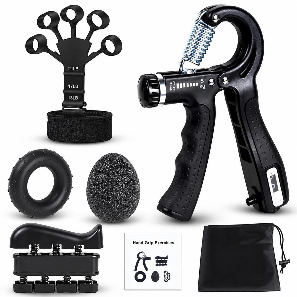 INF Set con entrenador de manos y dedos 5 piezas. Imagen del producto 