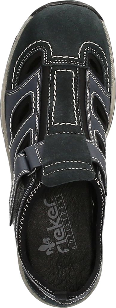 Rieker Herren Klett Halbschuh durchbrochen dunkelblau 44 Produktbild 31