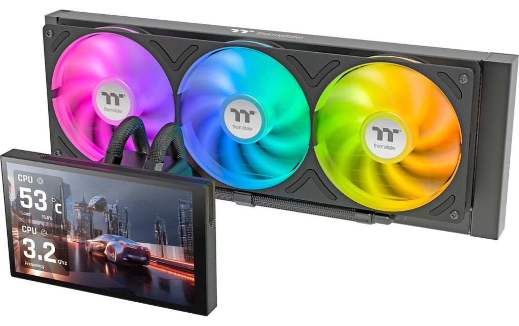 Thermaltake ST360 Ultra, waterkoeling, (7" IPS LCD-scherm) Productafbeelding 