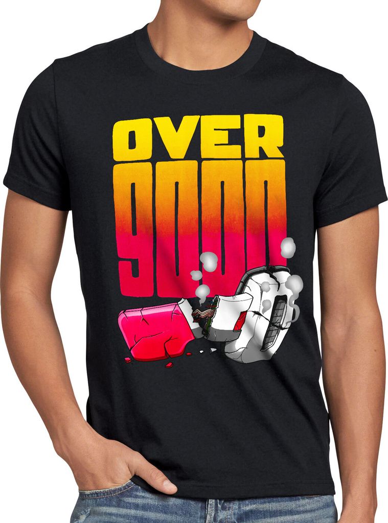 style3 Over 9000 Herren T-Shirt vegeta power level