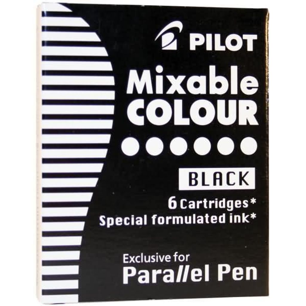 PILOT Tintenpatronen für Füllhalter Parallel Pen schwarz (6 Produktbild 