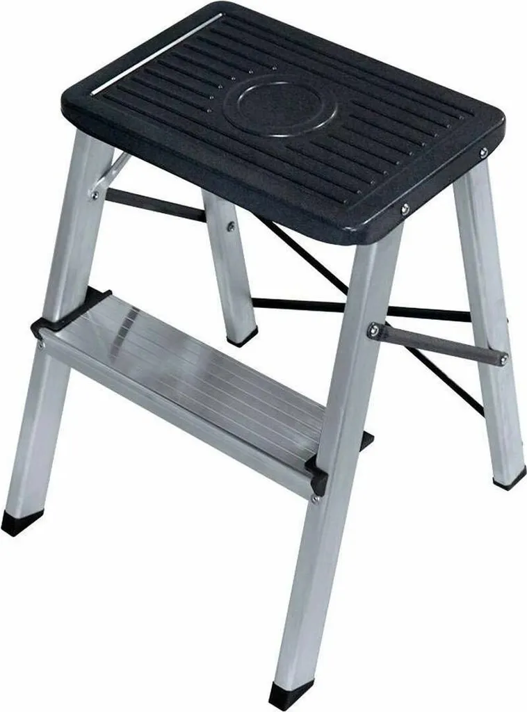 Sgabello EDM 75050 Alluminio 38x14x60 cm | Lo Sgabello che dura