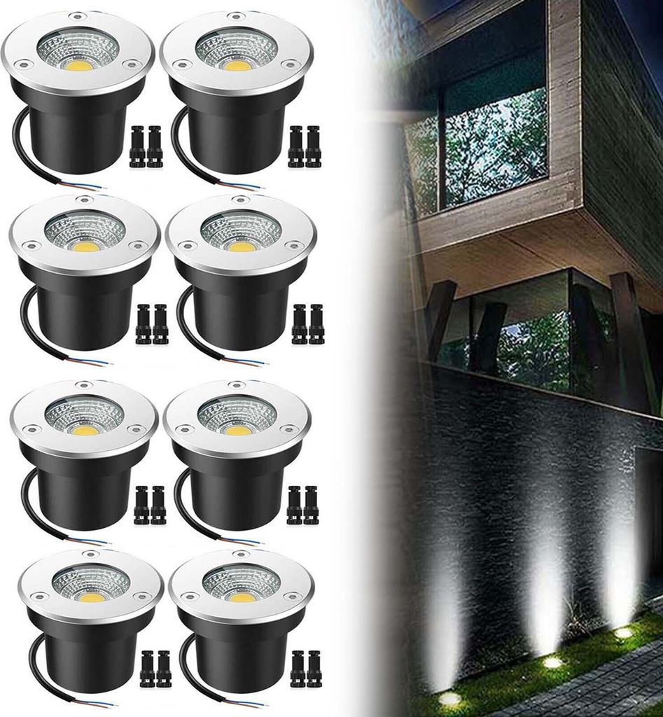 Faretti da incasso a LED da 5 W, set da 8 faretti da Immagine del prodotto 