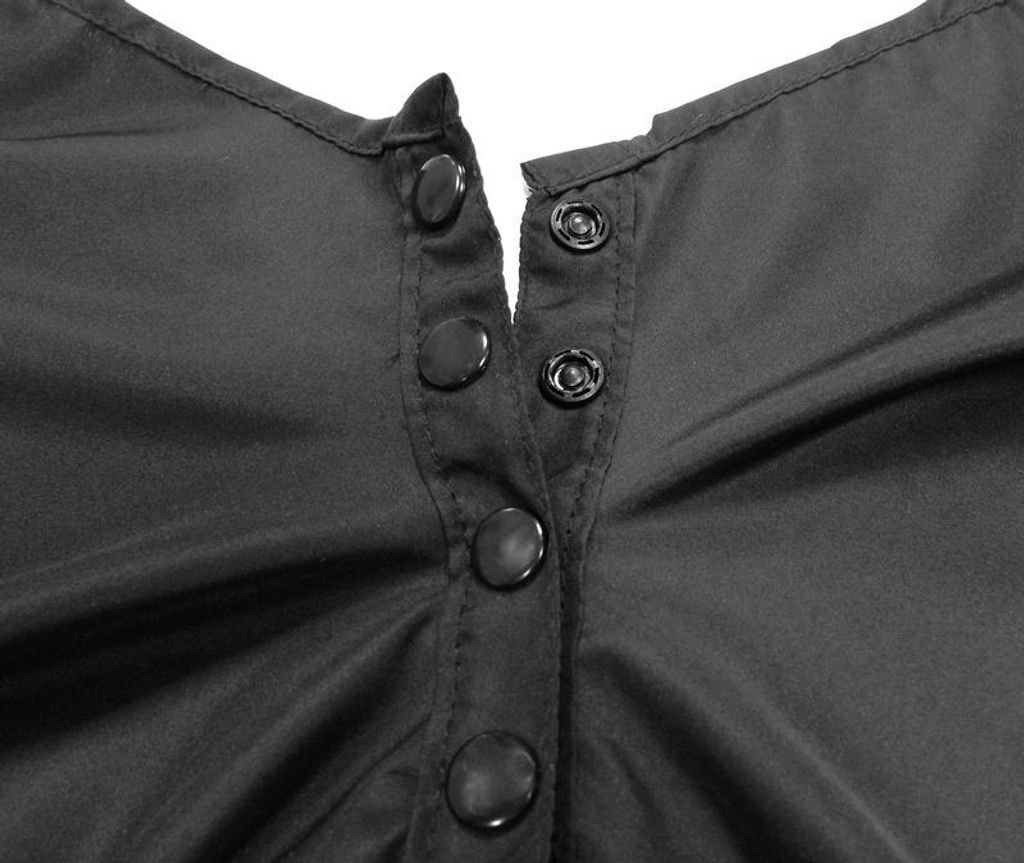 Efalock Perfect Touch Haarschneideumhang schwarz mit Druckknöpfe