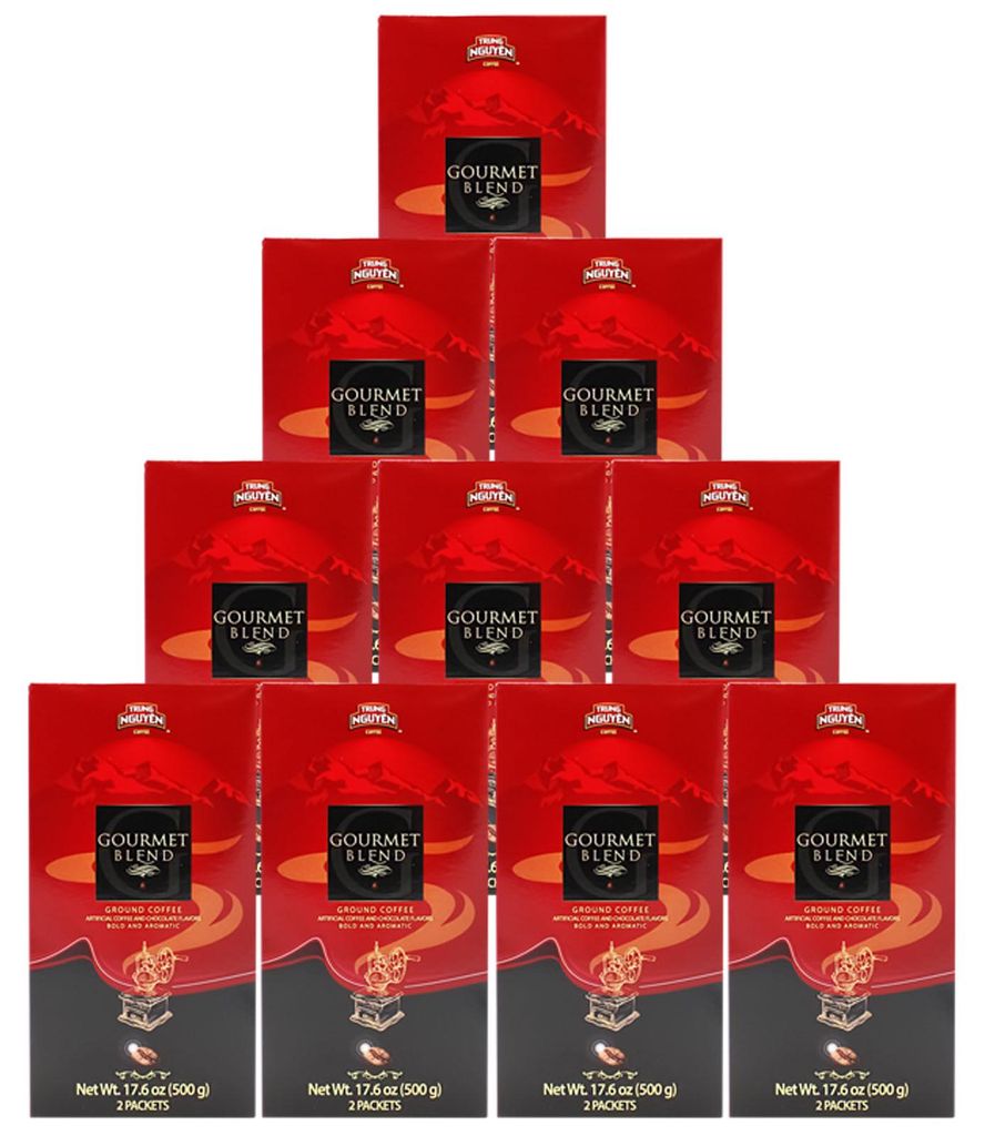 Trung Nguyen Gourmet Blend Kaffee gemahlen 10x500g Produktbild 