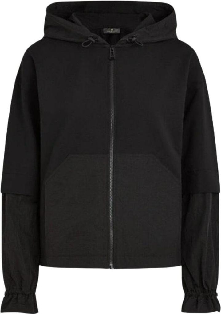 Belstaff - "Torque" Hoodie mit durchgehendem Reißverschluss für Herren/Damen Uni SY367 (L) (Schwarz)