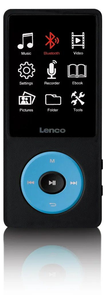 Baladeur Vidéo Bluetooth Lenco Xemio-860BU 8Go - Bleu - Écran 1.8"