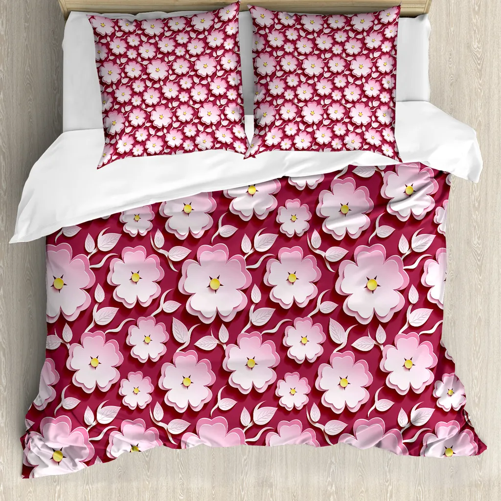 Copripiumino 200x200 Fantasia Sakura ABAKUHAUS | No-Stiro e Cool