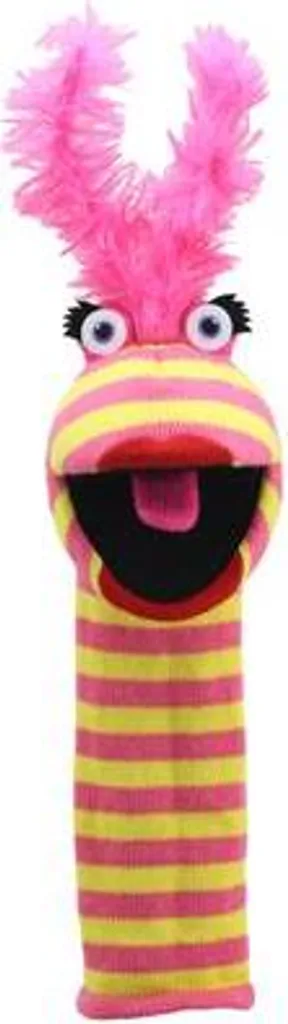 Marionnette peluche écologique Lipstick pour stimuler l'imaginaire