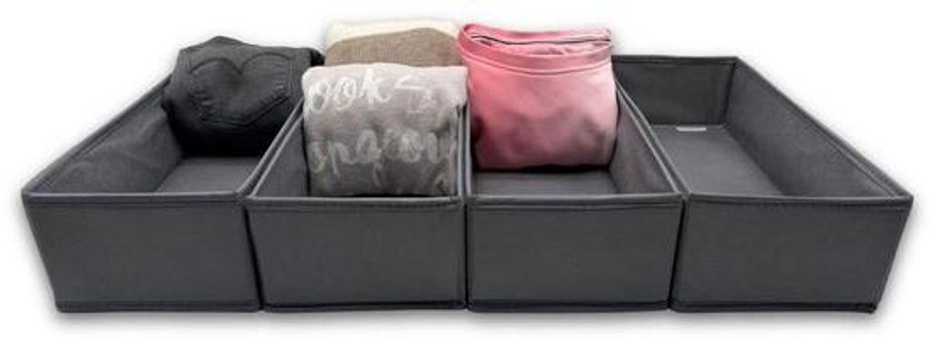 Schrankorganisator-Set, maßgenau, 4-teilig, für Kommode