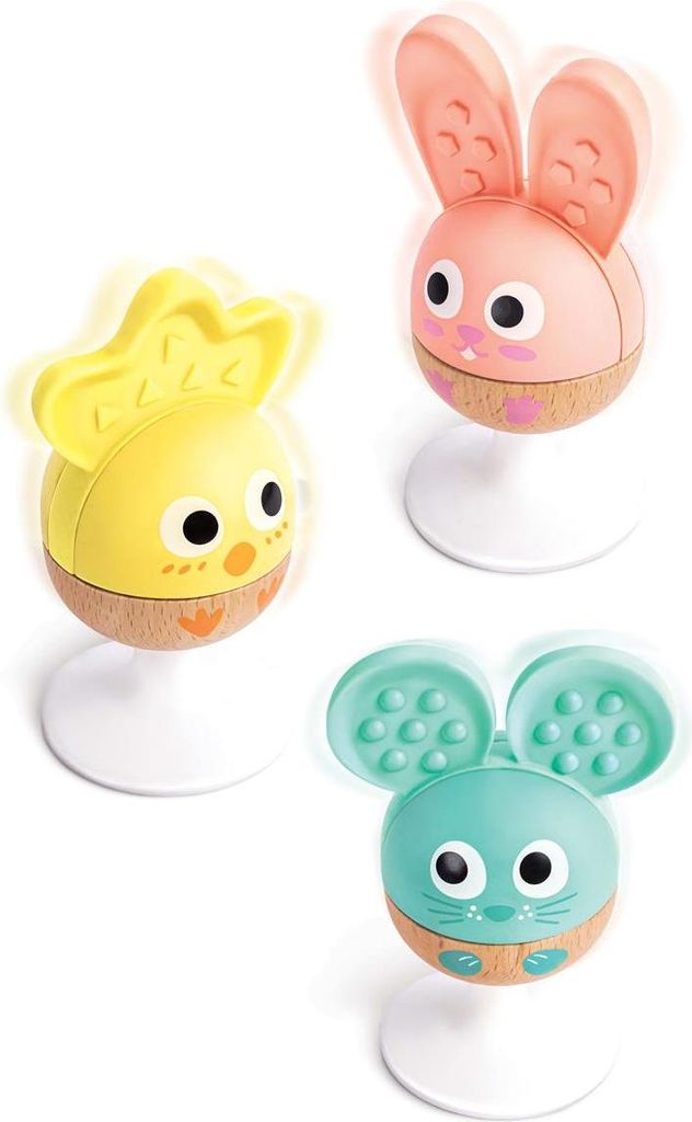 Hape Rassel Spielzeug Cheery Critter Rattle Trio Baby