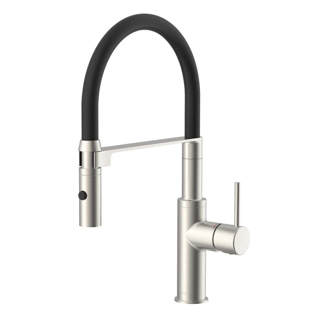 Lenz Küchenarmatur NALU Nickel – Flexible Pendelbrause, 2 Produktbild 