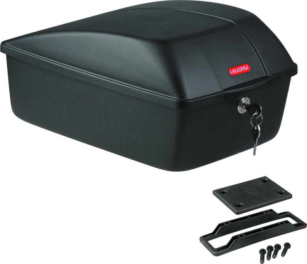 KLICKfix Box, Hinten, Fahrrad-Topcase, Schwarz, 12 l, 10 Produktbild 