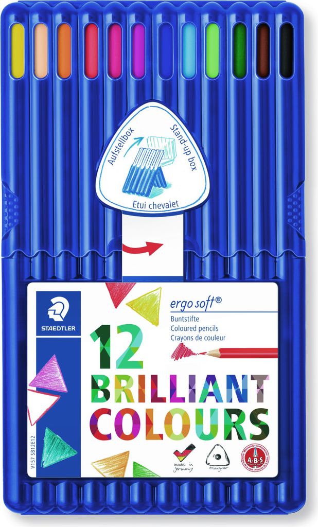 Matite acquerellabili 12 colori Ergosoft Staedtler Immagine del prodotto 