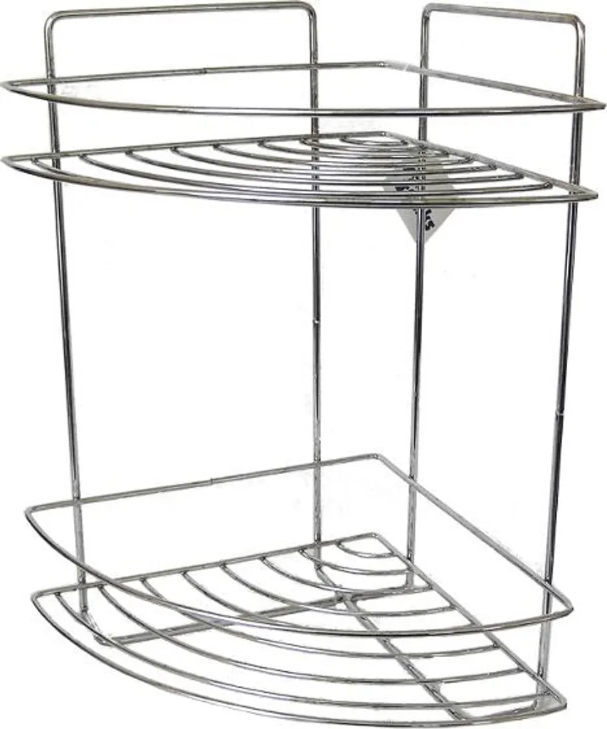 Étagère inox 2 niveaux 24453 - Fini le Désordre sur votre Bureau