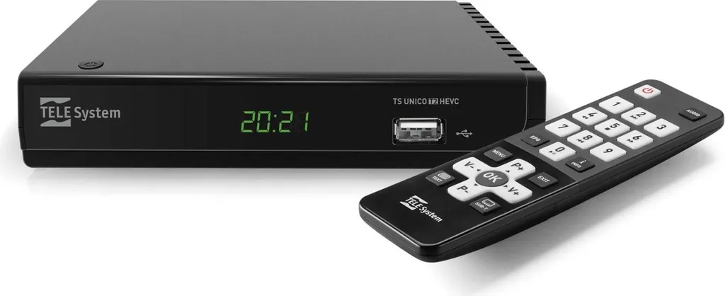 OFFERTA Decoder TELE System UNICO T2HEVC/01 - Full HD DVB-T2 10Bit