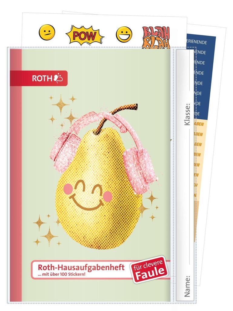 ROTH 89551 ROTH Zošit na domáce úlohy pre teenagerov – pre Obrázok produktu 