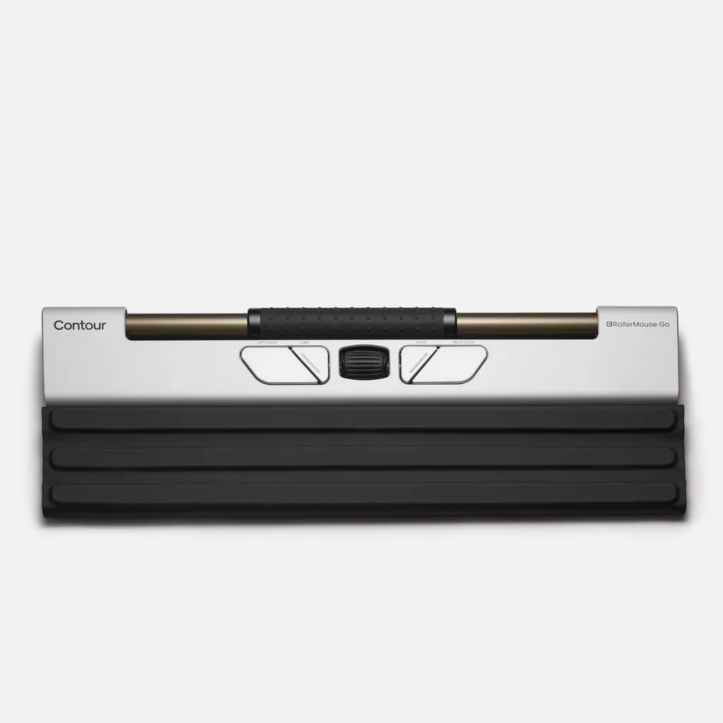 RollerMouse Go avec Dock : Souris sans fil compacte et ergonomique grise - 6