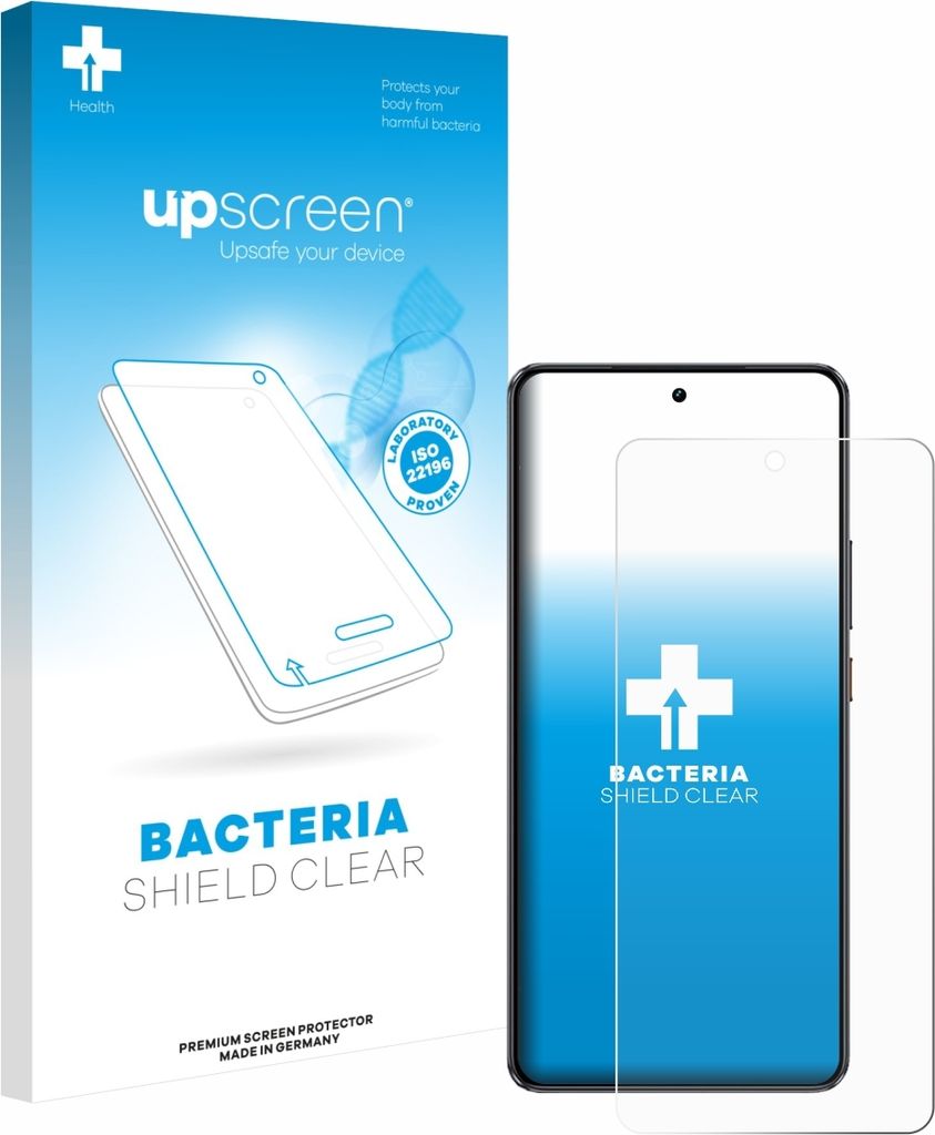 upscreen Schutzfolie für realme GT 7 Displayschutz Displayschutzfolie Folie Klar antibakteriell