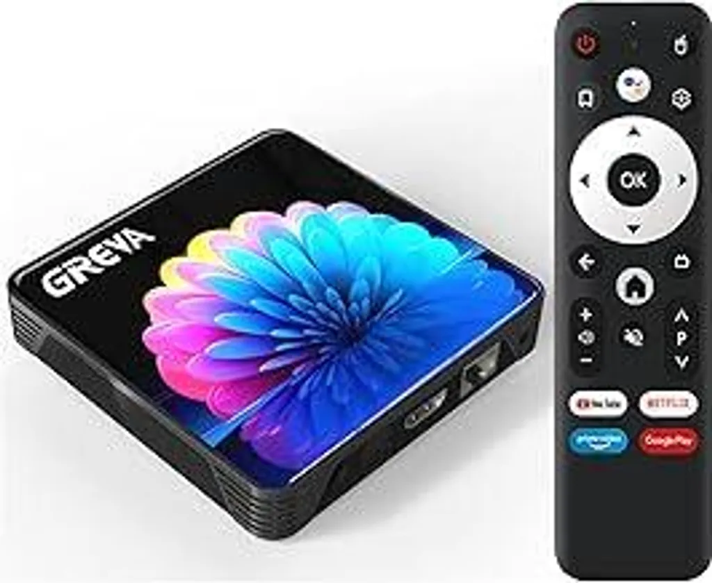 GREVA Smart TV Box 2025: Android 13, 8K e WiFi6 per Tutta la Famiglia