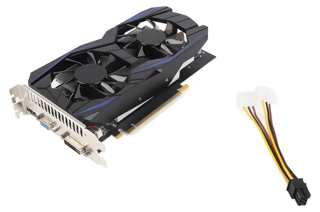 Carte graphique 192 Bit 6 Go GDDR5 performante avec double ventilateur