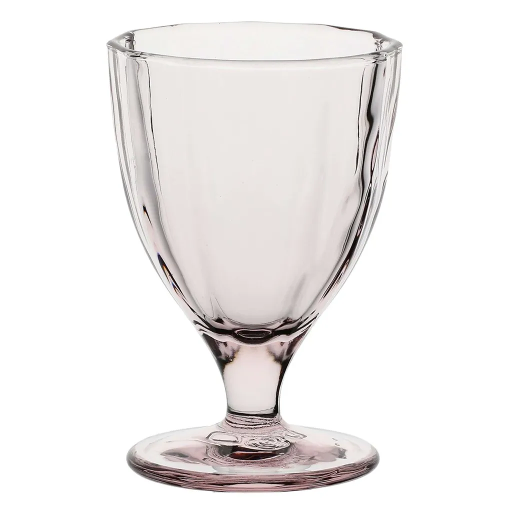Set 6 Bicchieri Rose&Tulipani Rosa Chiaro | Brinda con Stile 300ml