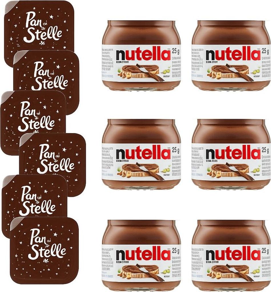 Nutella Mini Creme 6x25g Pan di Stelle Creme 6x15g Set