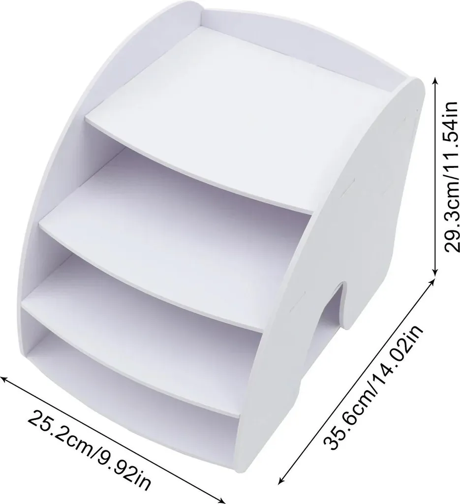 Organizer Documenti Design Salvaspazio Bianco | Stile e Forza - 2