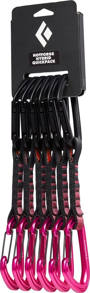 Zestaw ekspresów Black Diamond Hotforge Hybrid Quickpack 12cm - ultra pink (BD381123)