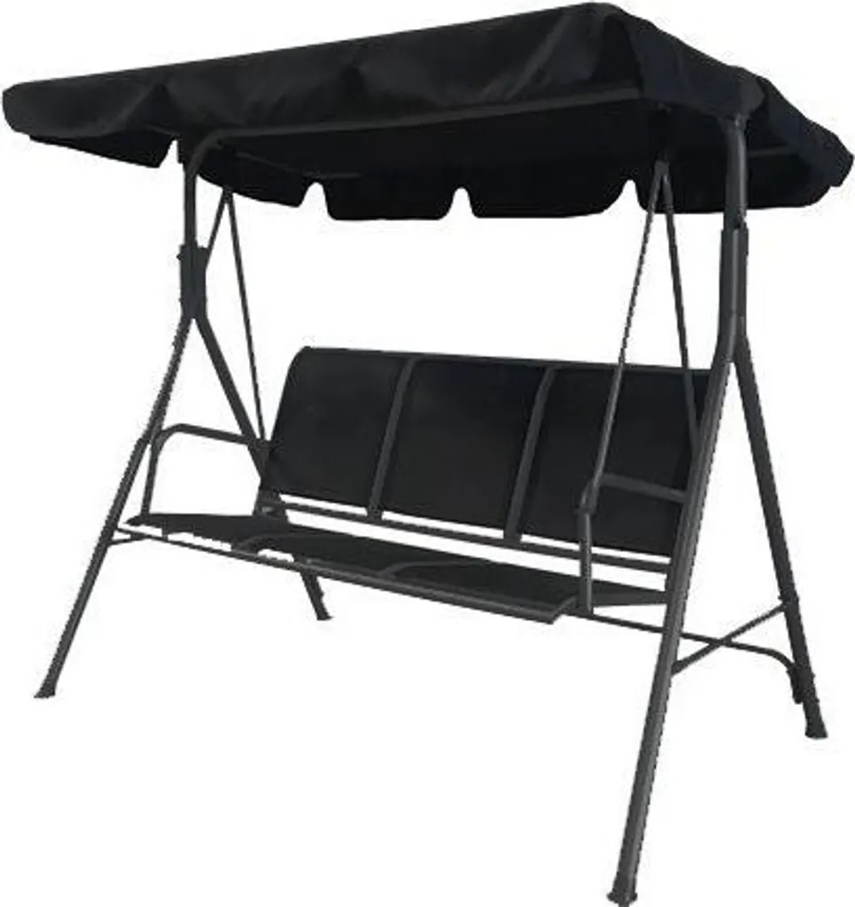 Canapé à bascule gris 3 personnes : fini le mobilier de jardin inconfortable