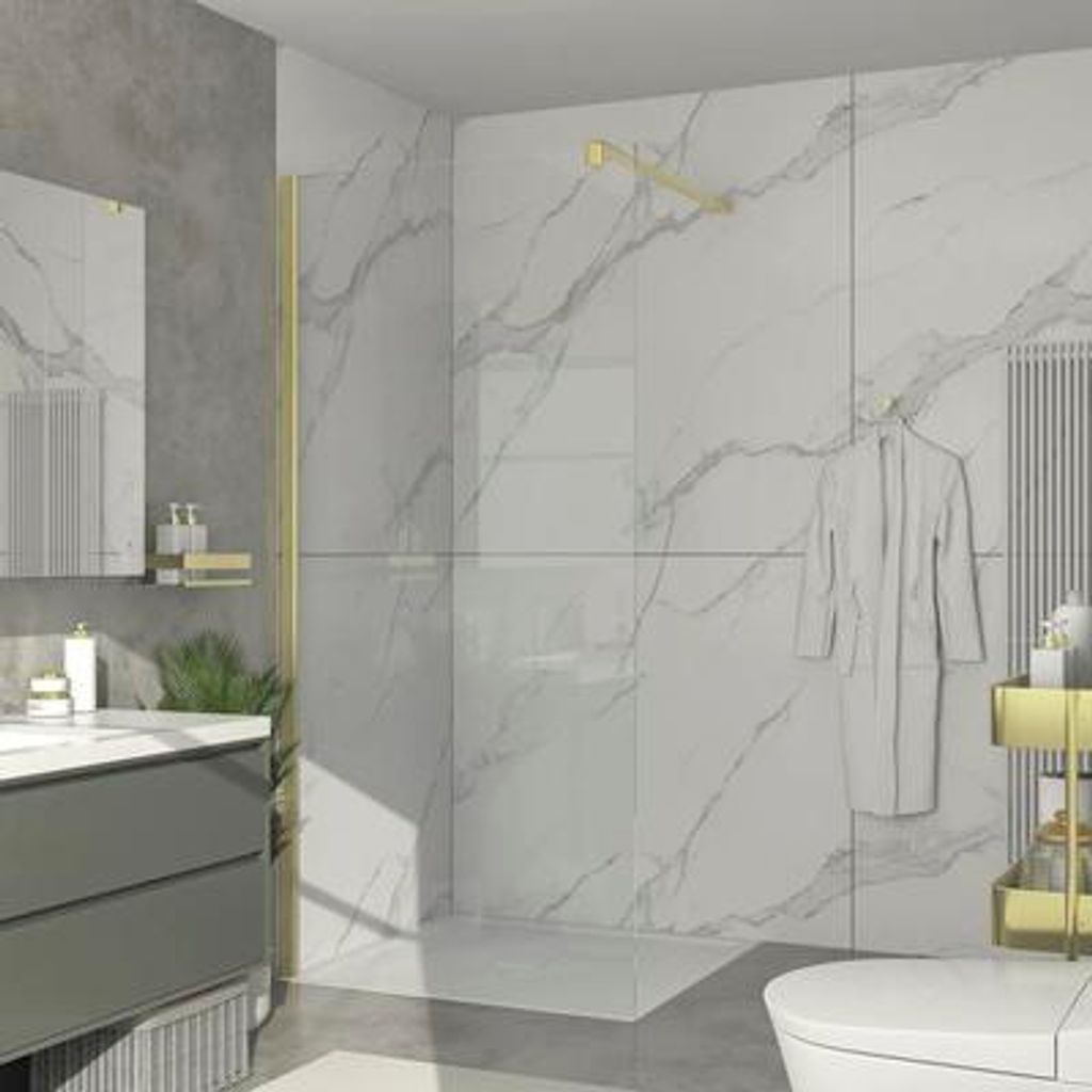 Jungborn Stabilisationsbügel TRIA 1200 mm kürzbar gold gebürstet