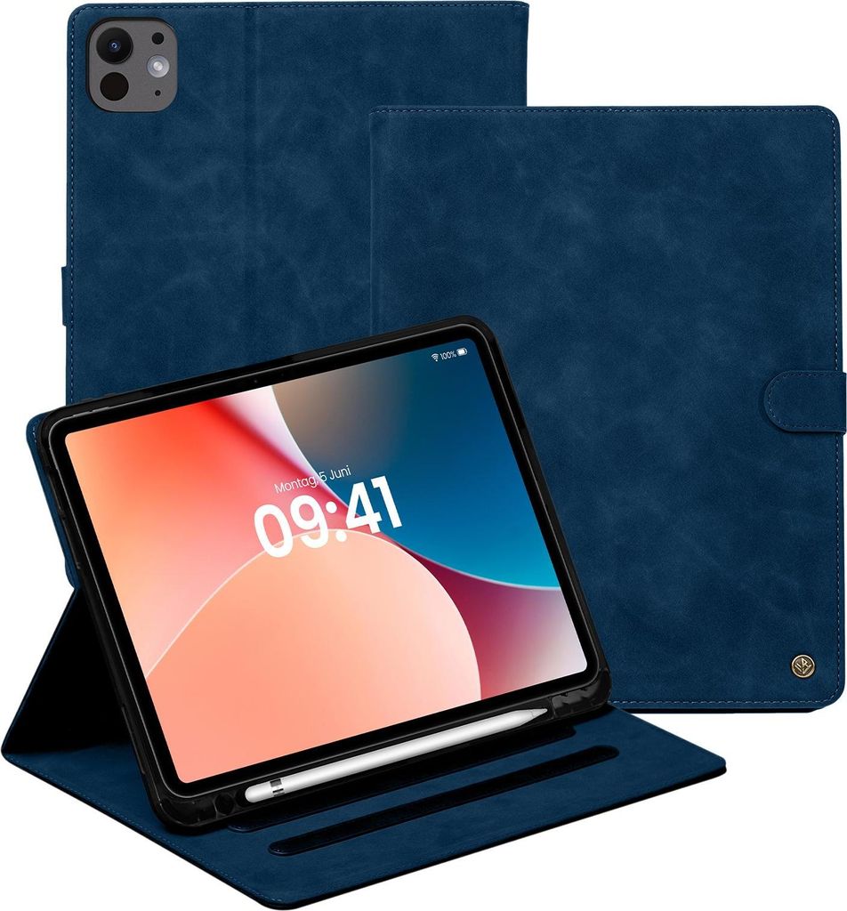 LBH Tablet Schutzhülle für Apple iPad Pro 8. Gen (M5) 2025 11 Zoll Cover Case Schutz Tablet Farbe: Blau