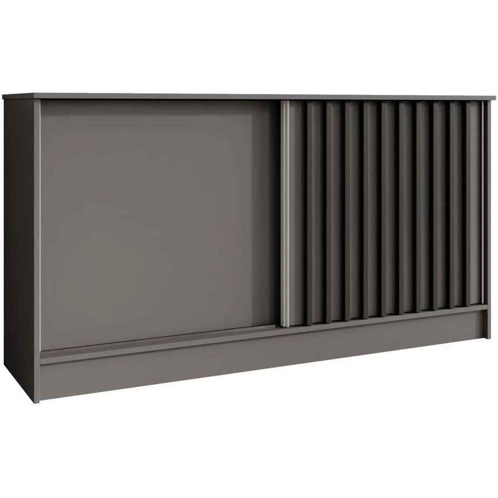 BEAUTYSOFA | Kommode HORIZON 160 cm Graphit, Schwarz mit Produktbild 