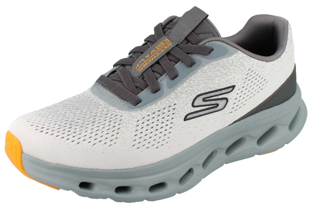 SKECHERS Herren Schlupfsneaker grau Mesh/Textil - Größe: 44 Produktbild 