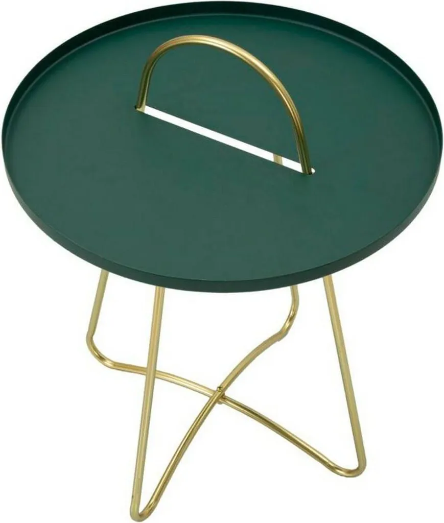 Table basse Nigra 45x45x59h Verte : Solution de Rangement et Gain Place - 7