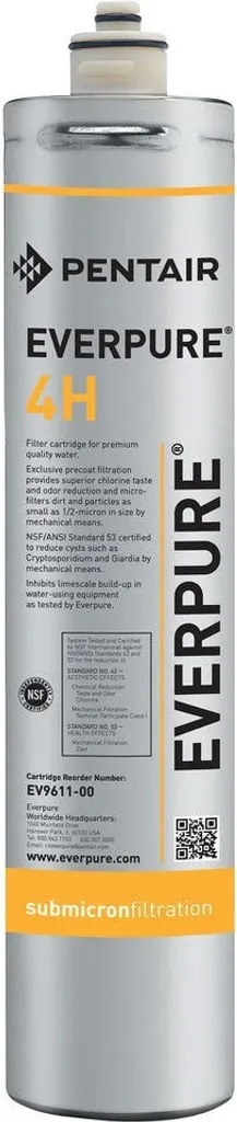 Everpure 4H Cartouche de Filtration d'Eau pour Réfrigérateur Américain