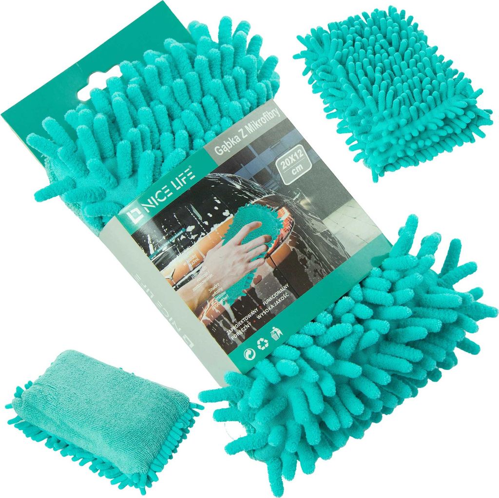 Mikrofaserschwamm Für Autowäsche 19X11.5 Cm Türkis Produktbild 